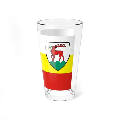 POL Jelenia Gora flag (Poland) Pint Glass 16oz - Go Mug Yourself