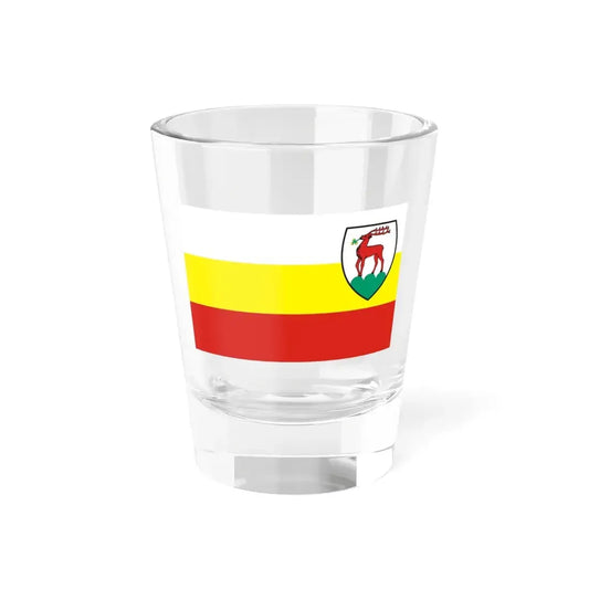 POL Jelenia Gora flag (Poland) Shot Glass 1.5oz 1.5oz - Go Mug Yourself
