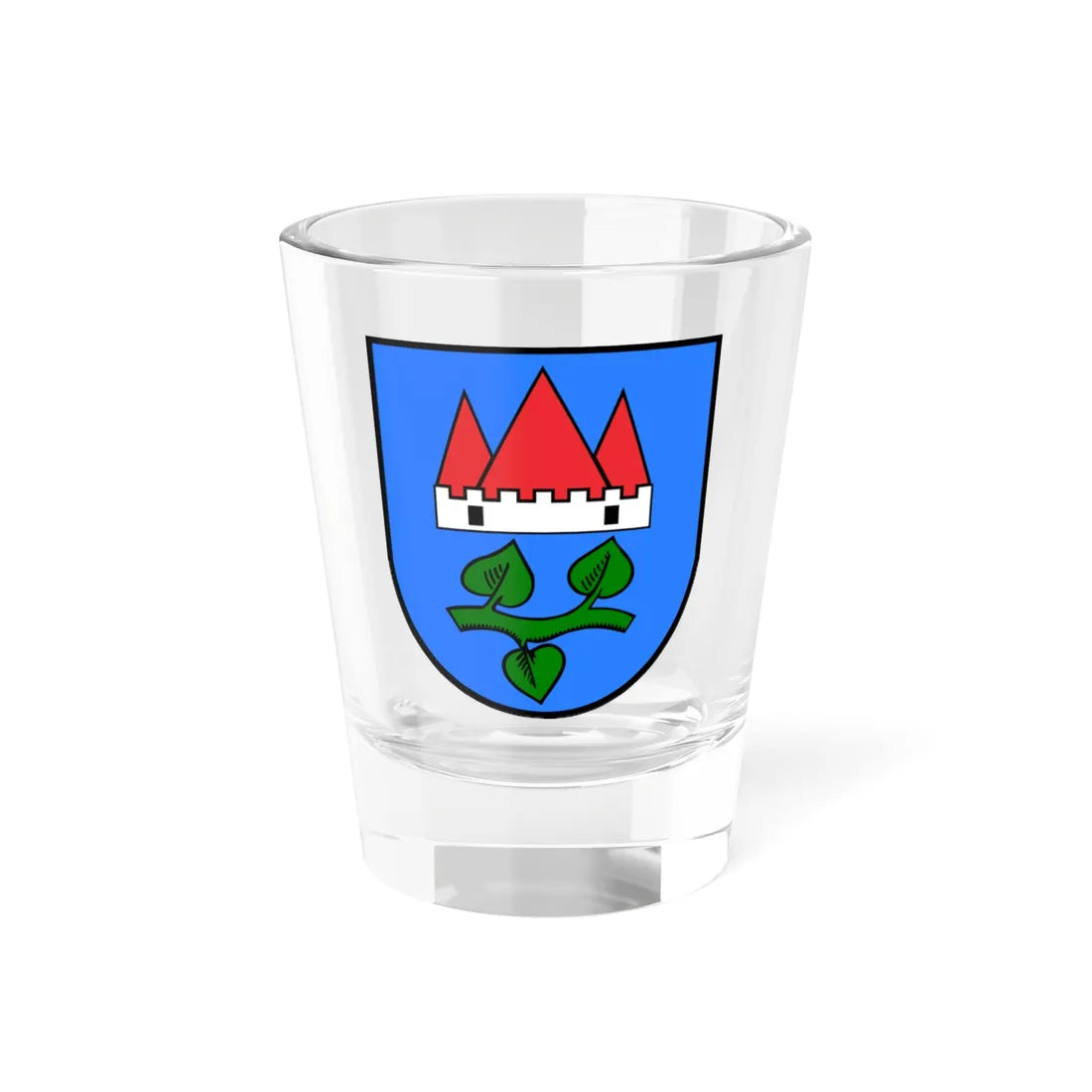 POL Jeziorany COA (Poland) (Coat of Arms) Shot Glass 1.5oz 1.5oz - Go Mug Yourself