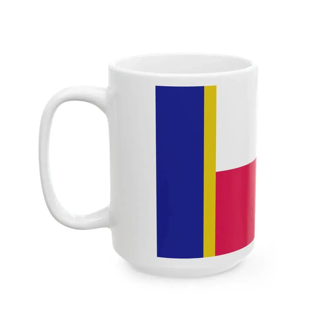 POL Jozefow flag (Poland) White Coffee Mug - Go Mug Yourself