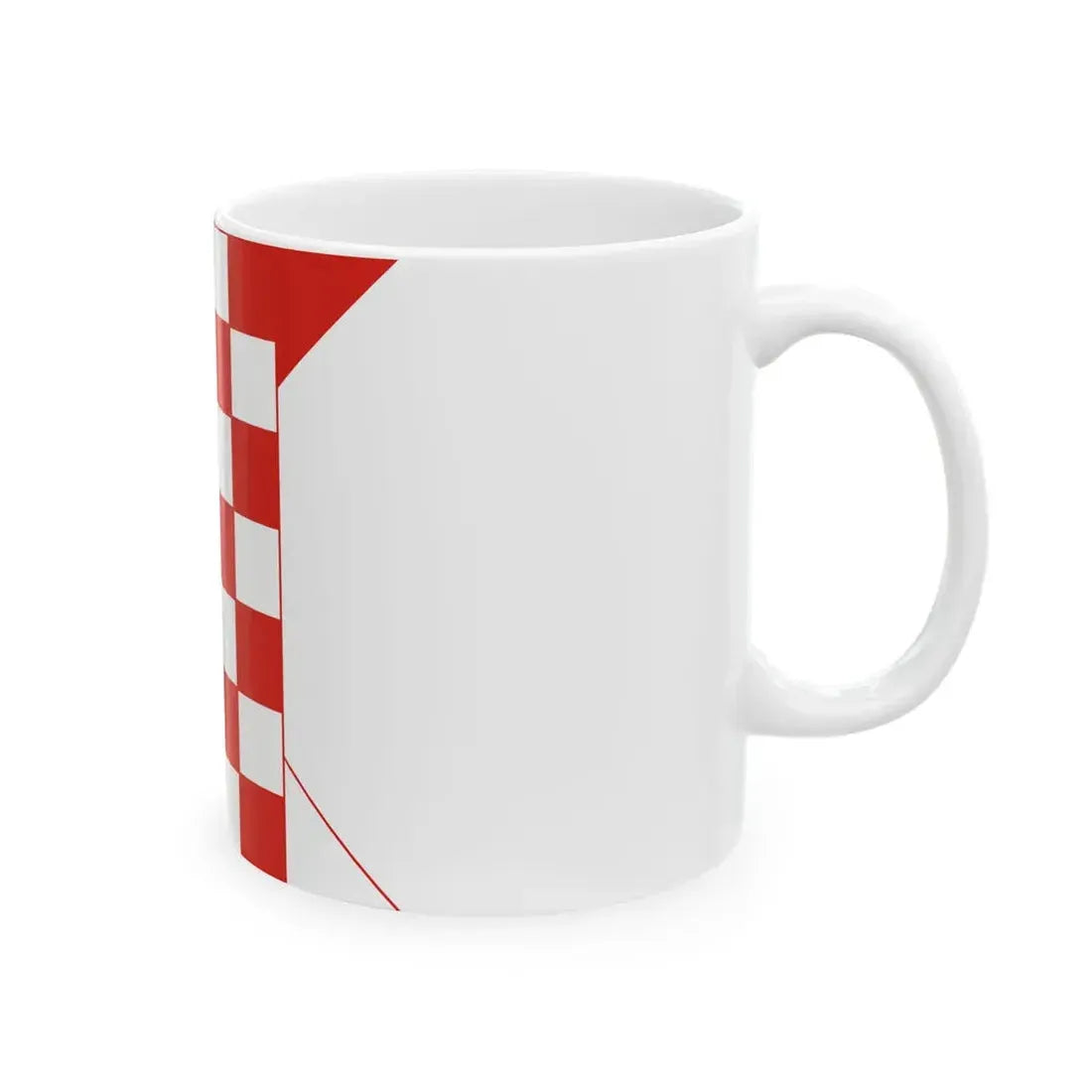 POL Kalisz flag 2004-2018 (Poland) White Coffee Mug - Go Mug Yourself