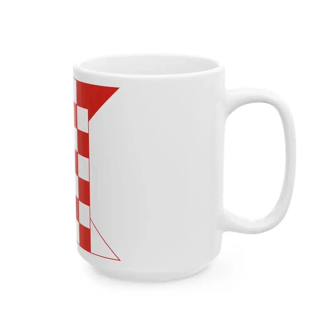 POL Kalisz flag 2004-2018 (Poland) White Coffee Mug - Go Mug Yourself