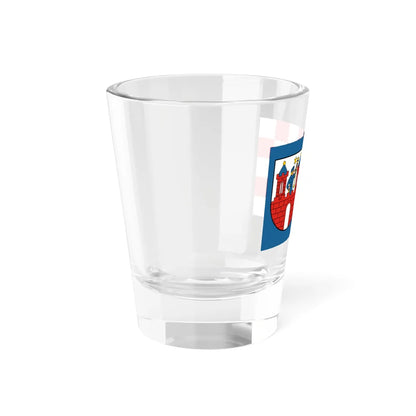 POL Kalisz flag (Poland) Shot Glass 1.5oz - Go Mug Yourself