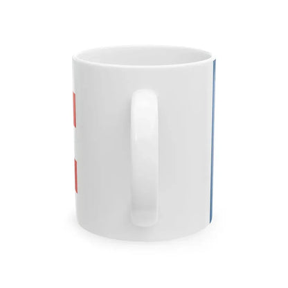 POL Kalisz flag (Poland) White Coffee Mug - Go Mug Yourself