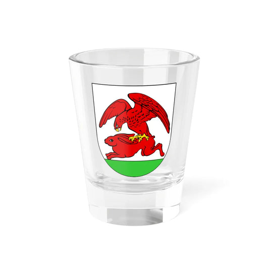 POL Kalisz Pomorski COA (Poland) (Coat of Arms) Shot Glass 1.5oz 1.5oz - Go Mug Yourself