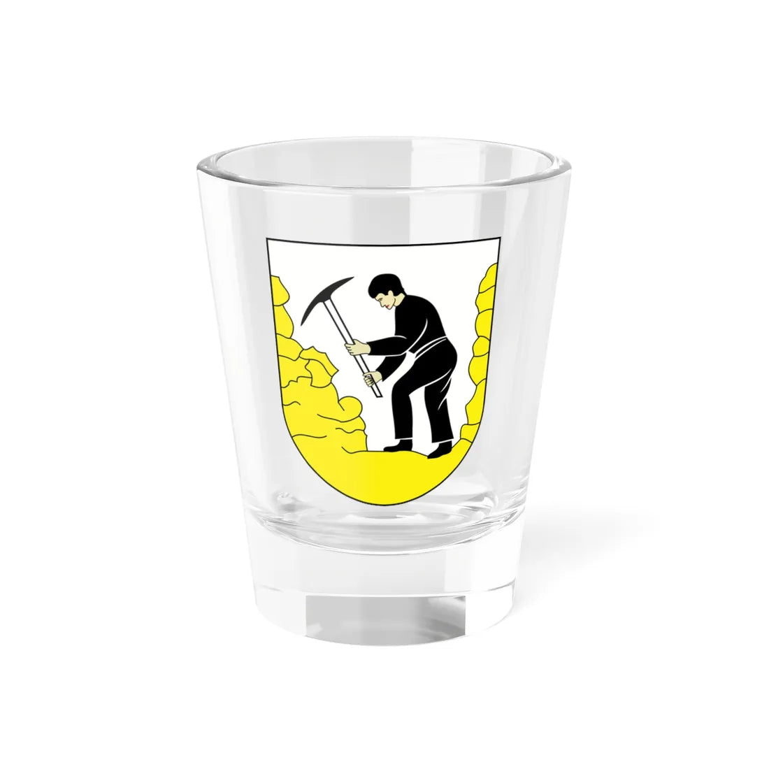 POL Kamień dzielnica Piekar Śląskich COA (Poland) (Coat of Arms) Shot Glass 1.5oz 1.5oz - Go Mug Yourself