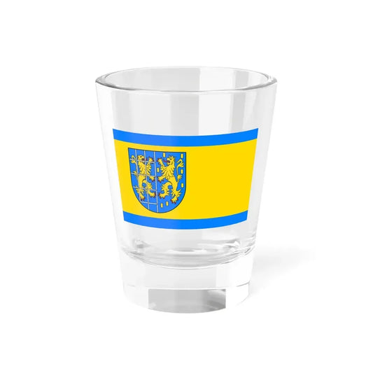 POL Kamieniec Zabkowicki flag (Poland) Shot Glass 1.5oz 1.5oz - Go Mug Yourself