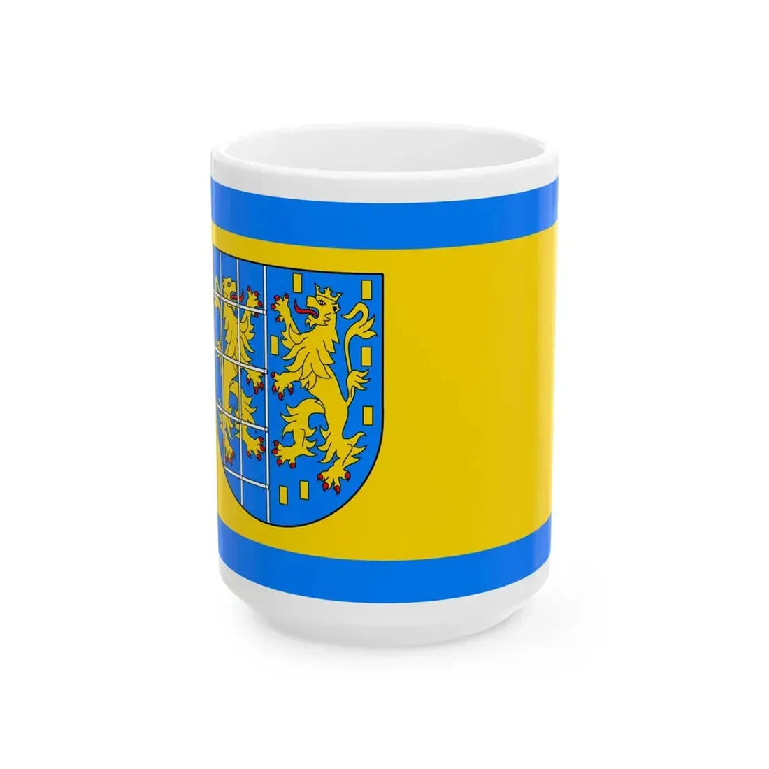 POL Kamieniec Zabkowicki flag (Poland) White Coffee Mug 15oz - Go Mug Yourself