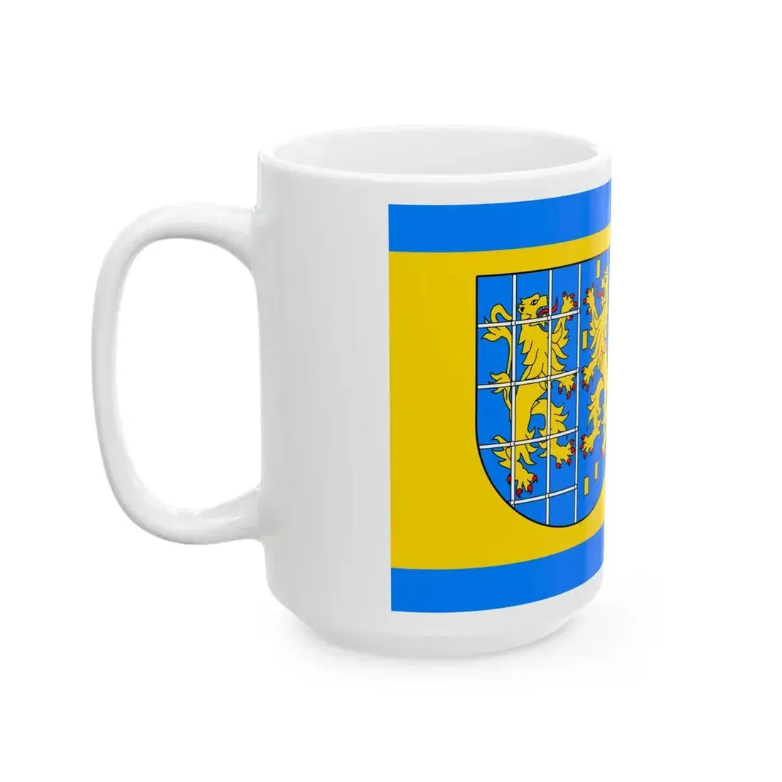 POL Kamieniec Zabkowicki flag (Poland) White Coffee Mug - Go Mug Yourself