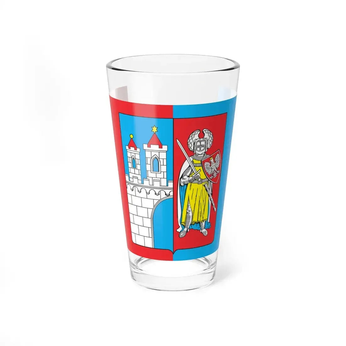 POL Kamienna Gora flag (Poland) Pint Glass 16oz 16oz - Go Mug Yourself
