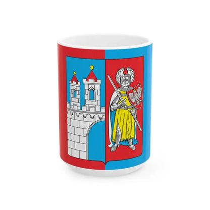 POL Kamienna Gora flag (Poland) White Coffee Mug 15oz - Go Mug Yourself