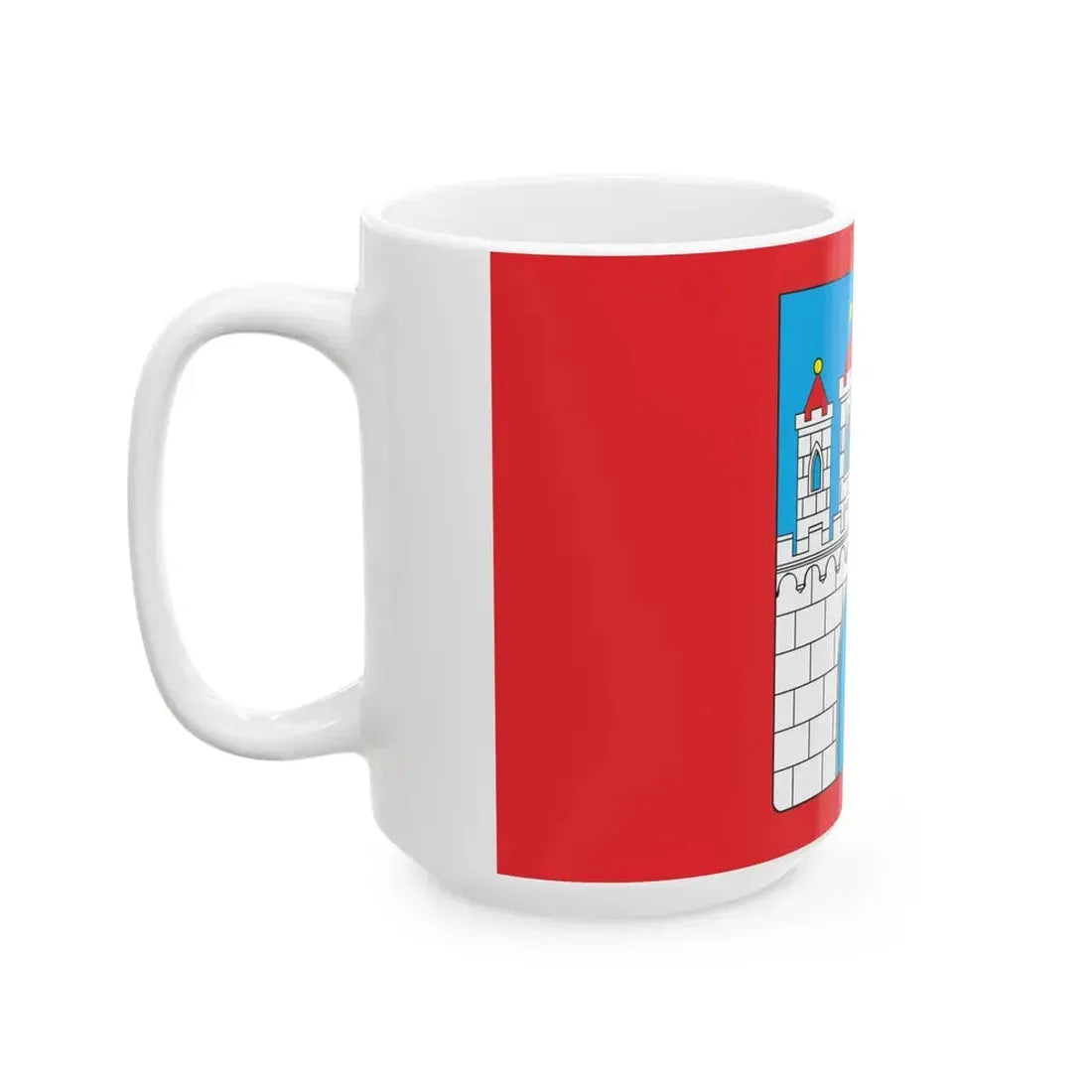 POL Kamienna Gora flag (Poland) White Coffee Mug - Go Mug Yourself