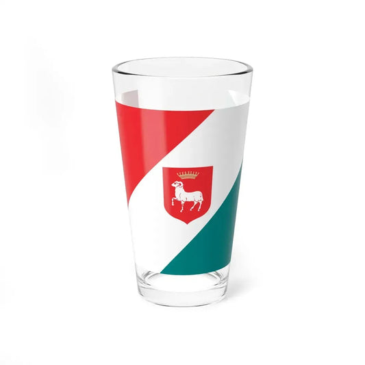 POL Karczew flag (Poland) Pint Glass 16oz 16oz - Go Mug Yourself