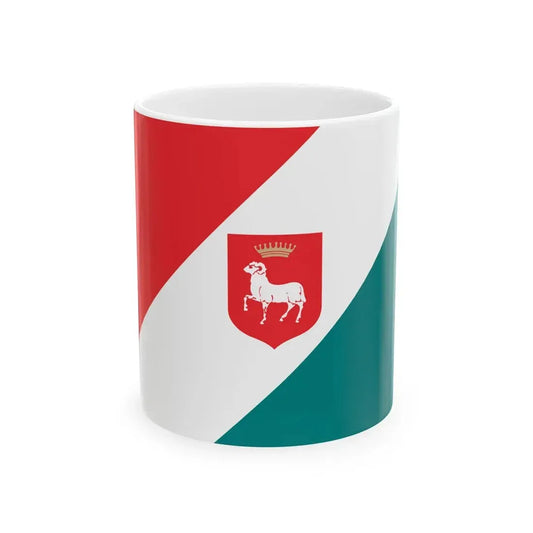 POL Karczew flag (Poland) White Coffee Mug 11oz - Go Mug Yourself