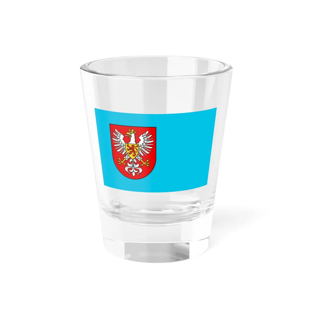 POL Kargowa flag (Poland) Shot Glass 1.5oz - Go Mug Yourself
