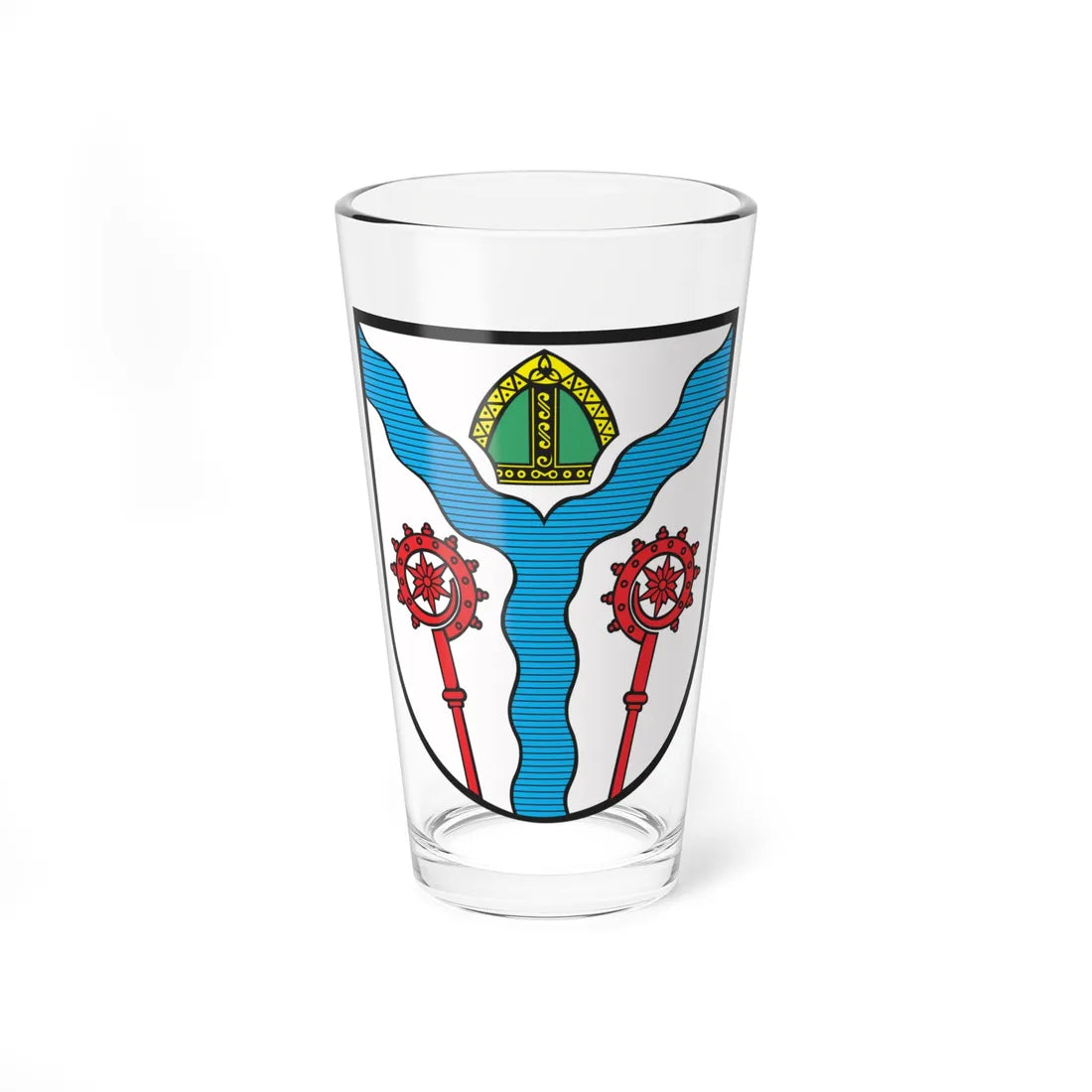 POL Karlino COA (Poland) (Coat of Arms) Pint Glass 16oz 16oz - Go Mug Yourself