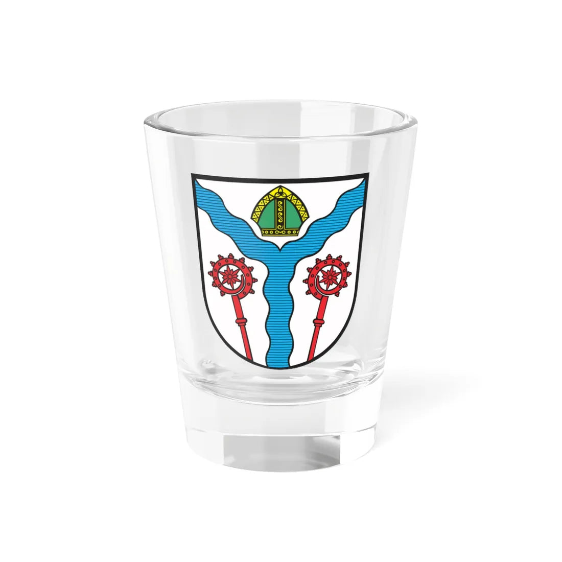 POL Karlino COA (Poland) (Coat of Arms) Shot Glass 1.5oz 1.5oz - Go Mug Yourself