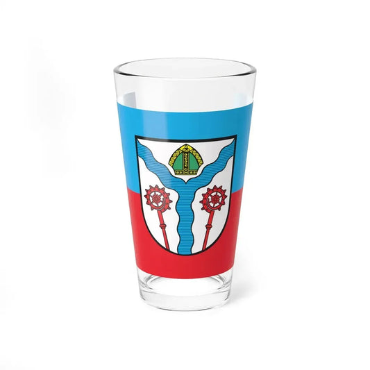POL Karlino flag (Poland) Pint Glass 16oz 16oz - Go Mug Yourself