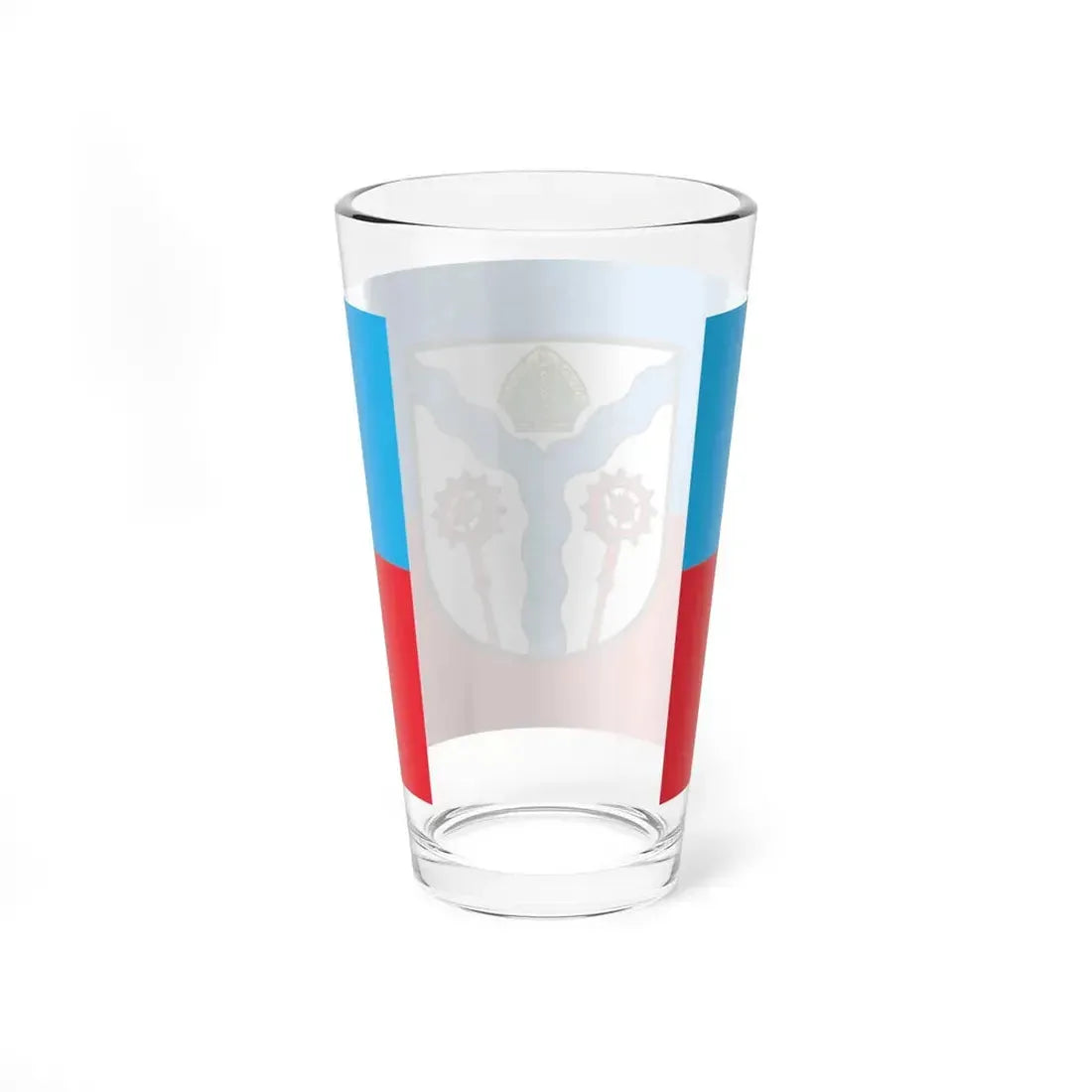 POL Karlino flag (Poland) Pint Glass 16oz - Go Mug Yourself