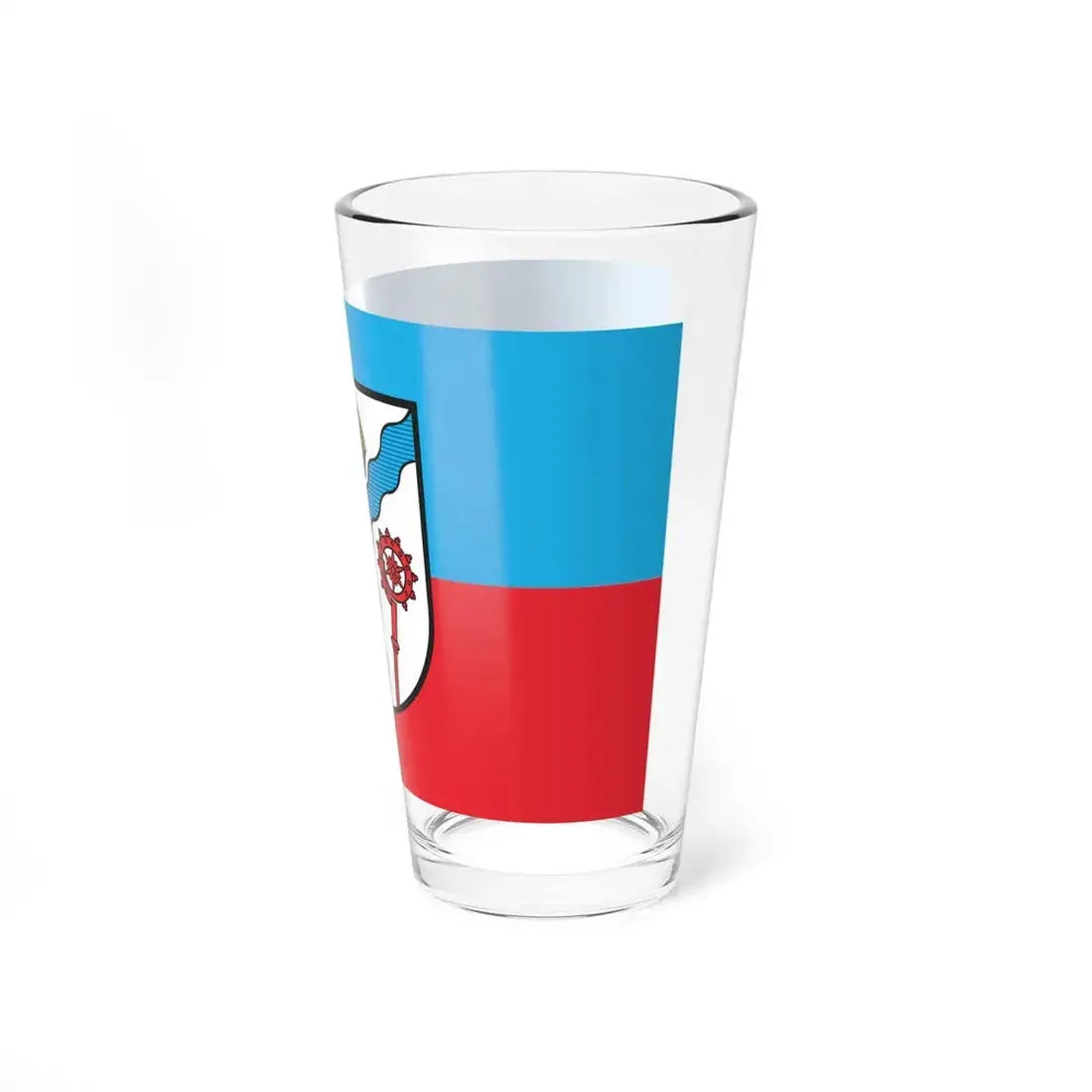 POL Karlino flag (Poland) Pint Glass 16oz - Go Mug Yourself