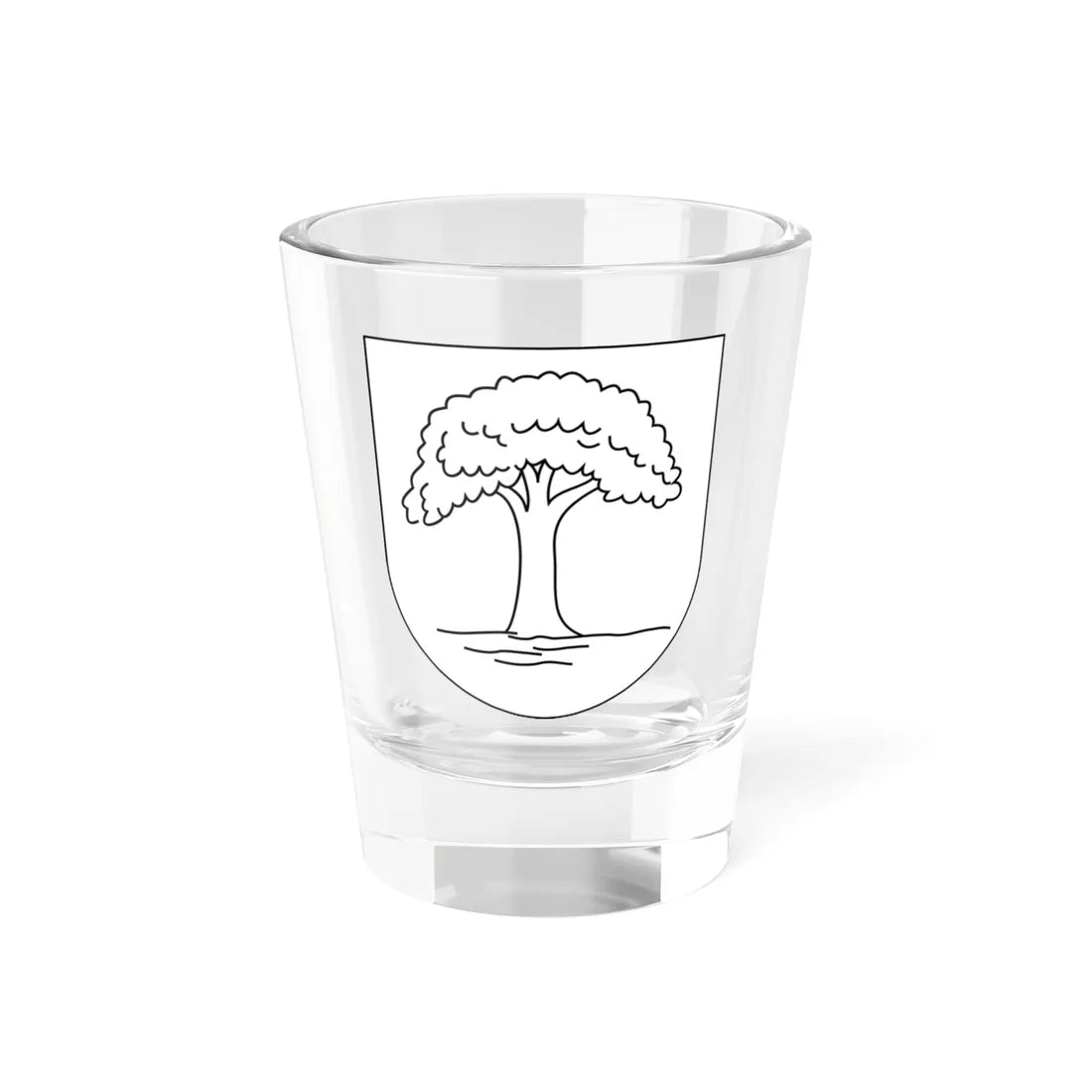 POL Katowice-Dąb COA (Poland) (Coat of Arms) Shot Glass 1.5oz 1.5oz - Go Mug Yourself