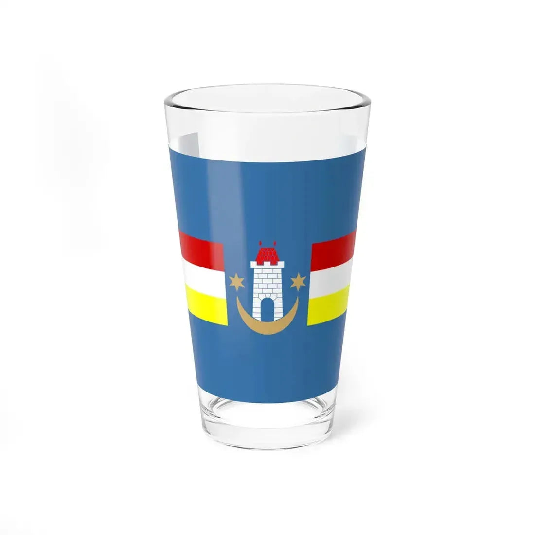 POL Kazimierz Dolny flag (Poland) Pint Glass 16oz 16oz - Go Mug Yourself