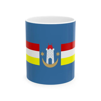 POL Kazimierz Dolny flag (Poland) White Coffee Mug 11oz - Go Mug Yourself
