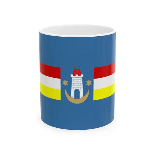 POL Kazimierz Dolny flag (Poland) White Coffee Mug 11oz - Go Mug Yourself