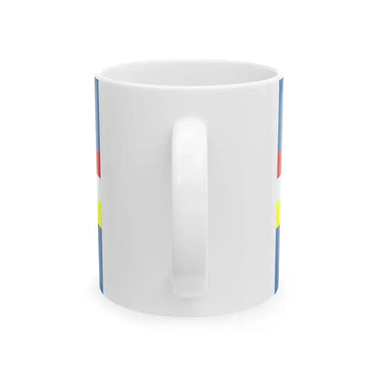 POL Kazimierz Dolny flag (Poland) White Coffee Mug - Go Mug Yourself