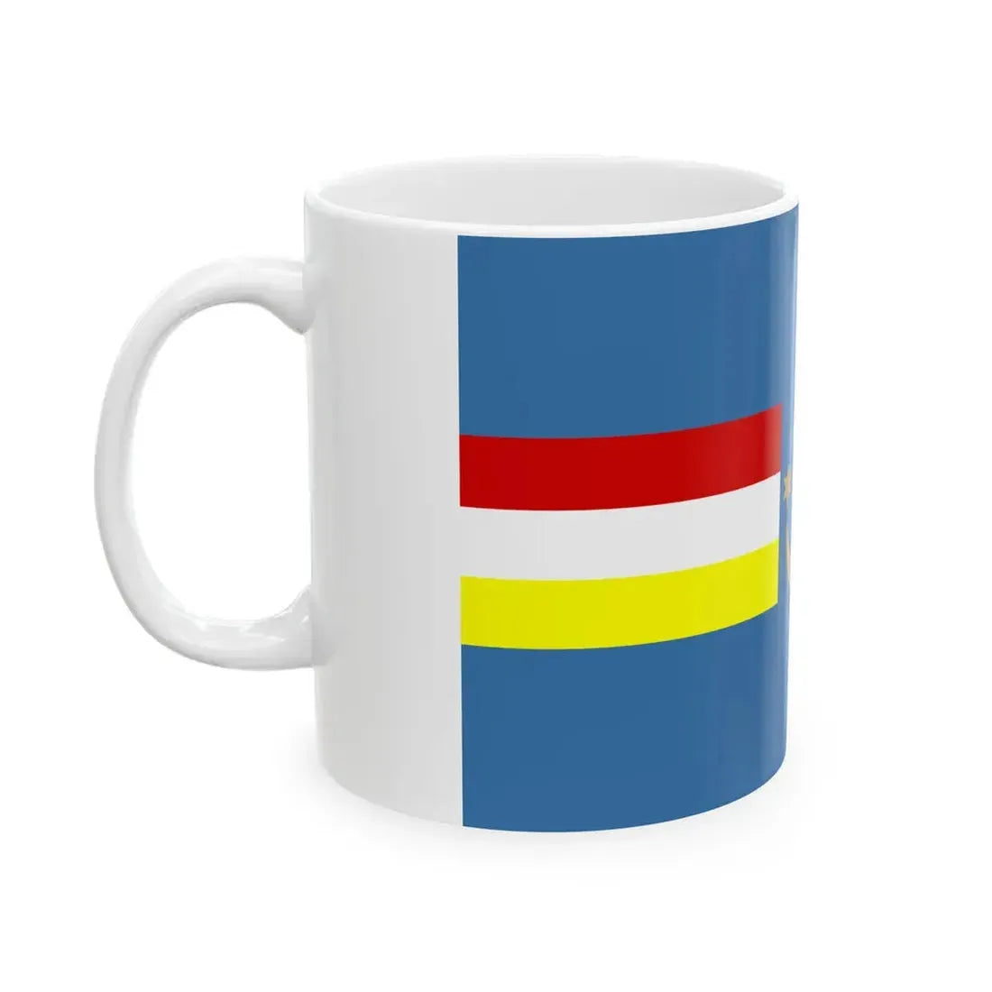POL Kazimierz Dolny flag (Poland) White Coffee Mug - Go Mug Yourself