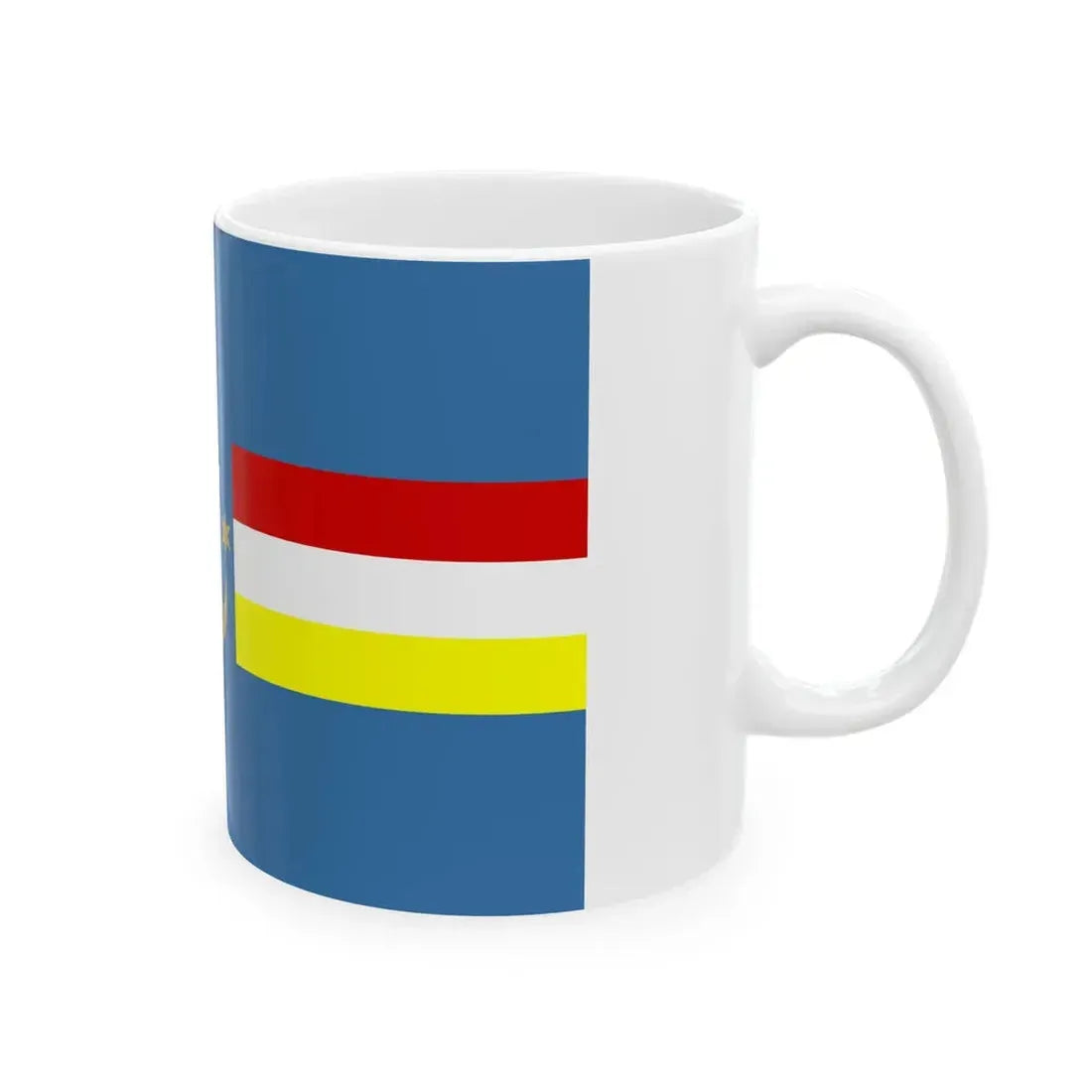 POL Kazimierz Dolny flag (Poland) White Coffee Mug - Go Mug Yourself