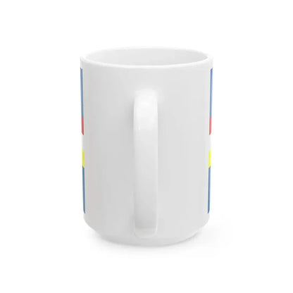 POL Kazimierz Dolny flag (Poland) White Coffee Mug - Go Mug Yourself