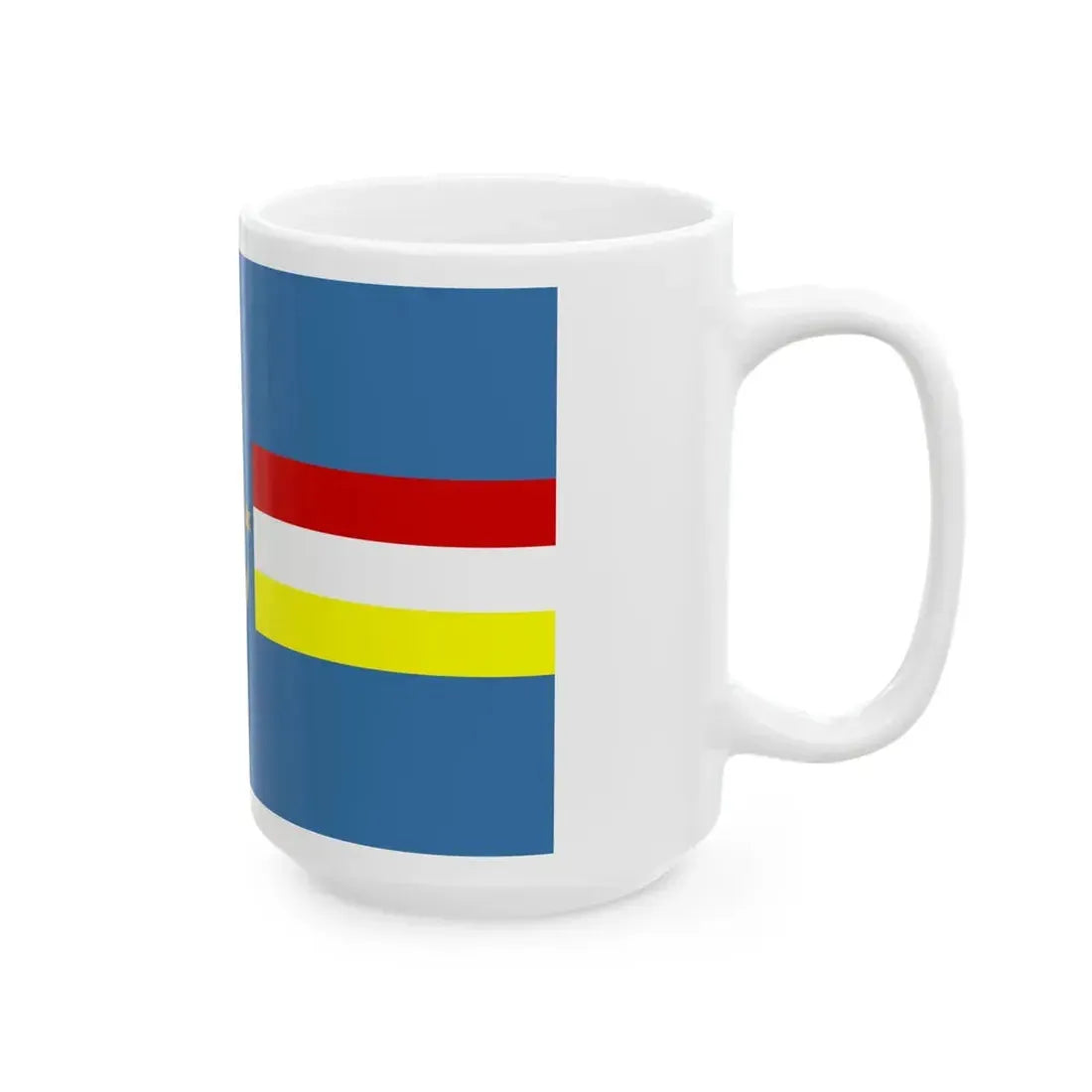 POL Kazimierz Dolny flag (Poland) White Coffee Mug - Go Mug Yourself