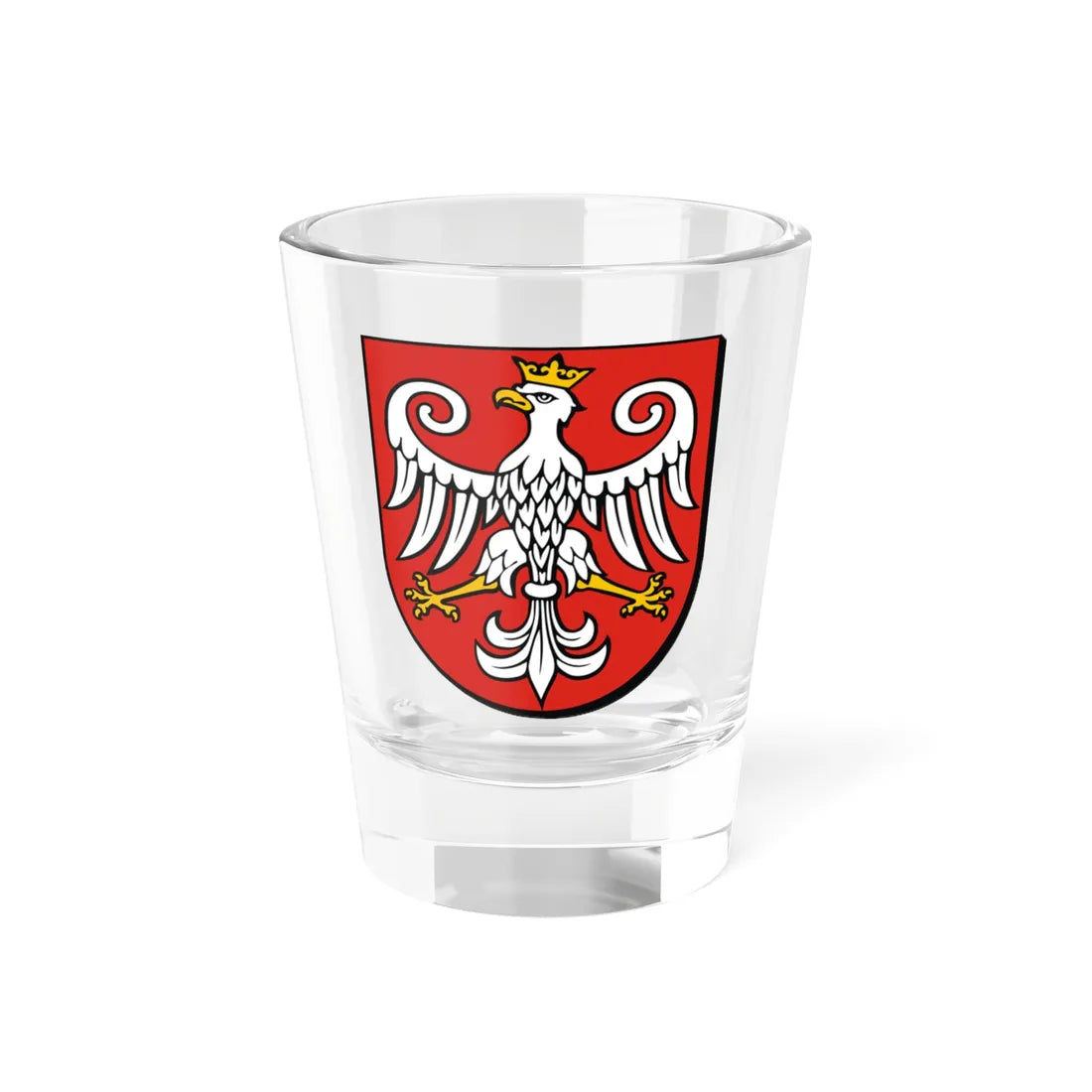 POL Kcynia COA 2001-2015 (Poland) (Coat of Arms) Shot Glass 1.5oz 1.5oz - Go Mug Yourself