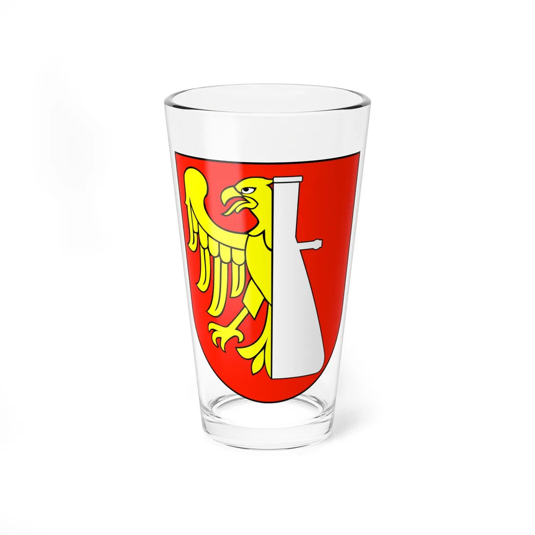 POL Kędzierzyn COA (Poland) (Coat of Arms) Pint Glass 16oz 16oz - Go Mug Yourself