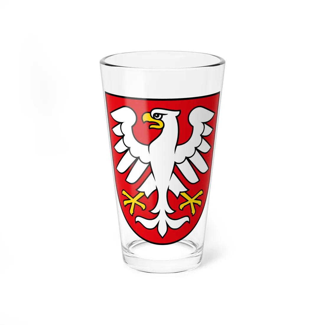 POL Kłecko COA (Poland) (Coat of Arms) Pint Glass 16oz 16oz - Go Mug Yourself