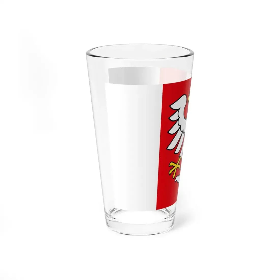 POL Kłecko flag (Poland) Pint Glass 16oz - Go Mug Yourself