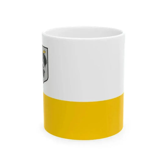 POL Kedzierzyn-Kozle flag (Poland) White Coffee Mug 11oz - Go Mug Yourself