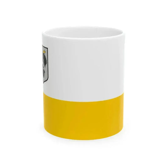 POL Kedzierzyn-Kozle flag (Poland) White Coffee Mug 11oz - Go Mug Yourself