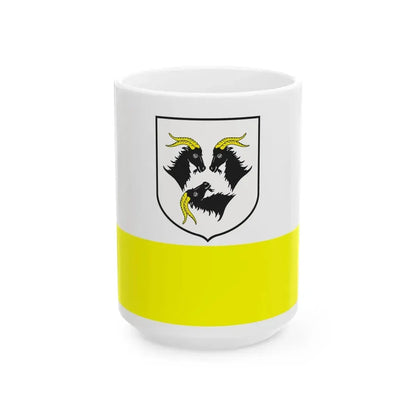 POL Kedzierzyn Kozle flag (Poland) White Coffee Mug 15oz - Go Mug Yourself