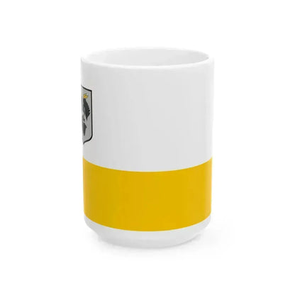 POL Kedzierzyn-Kozle flag (Poland) White Coffee Mug 15oz - Go Mug Yourself