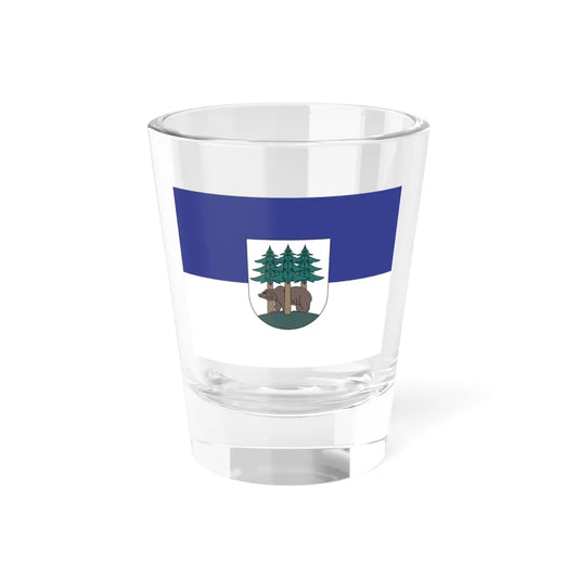 POL Ketrzyn flag (Poland) Shot Glass 1.5oz 1.5oz - Go Mug Yourself