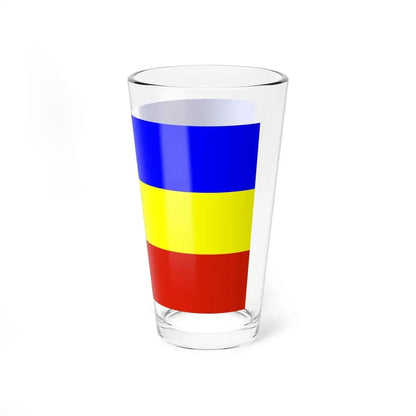 POL Kietrz flag (Poland) Pint Glass 16oz - Go Mug Yourself