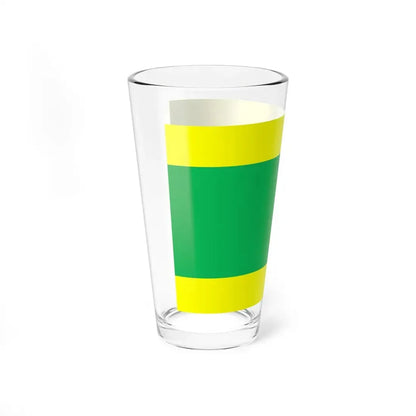 POL Kleszczow flag (Poland) Pint Glass 16oz - Go Mug Yourself