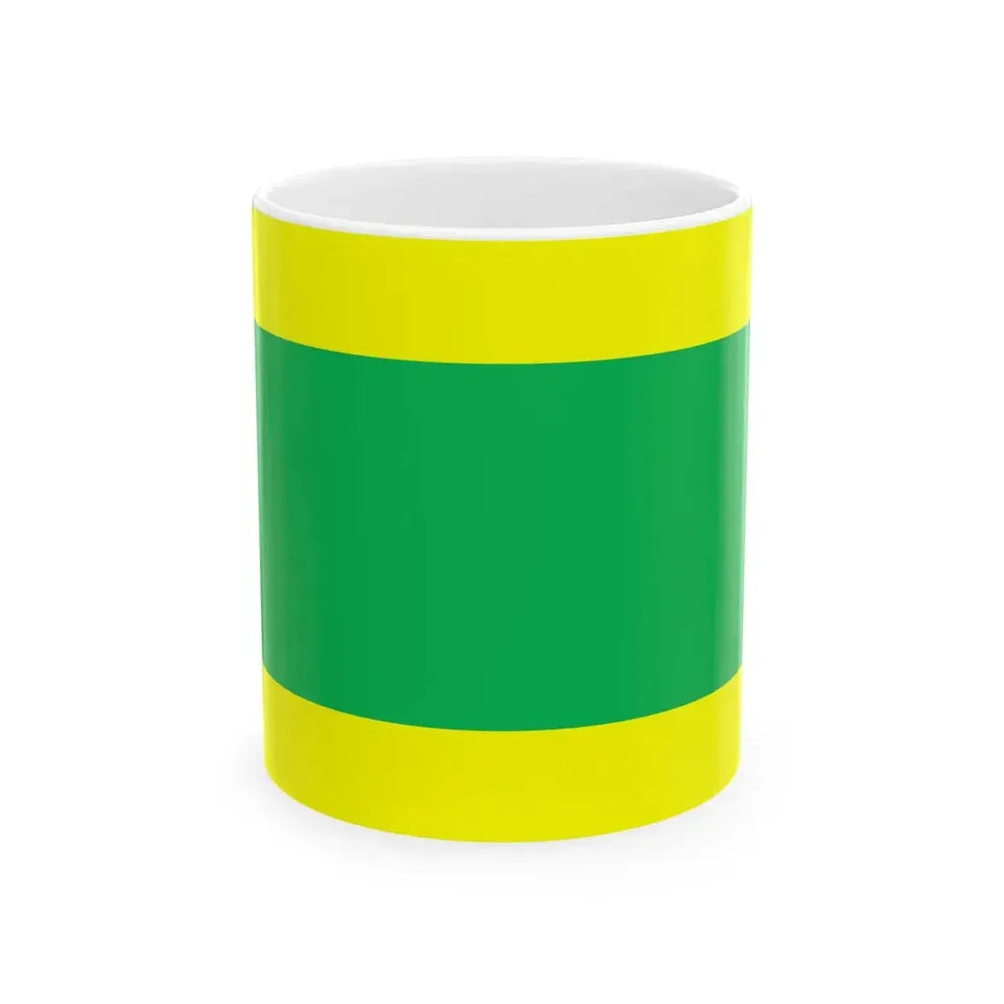 POL Kleszczow flag (Poland) White Coffee Mug 11oz - Go Mug Yourself