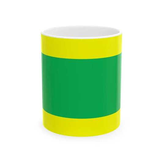 POL Kleszczow flag (Poland) White Coffee Mug 11oz - Go Mug Yourself