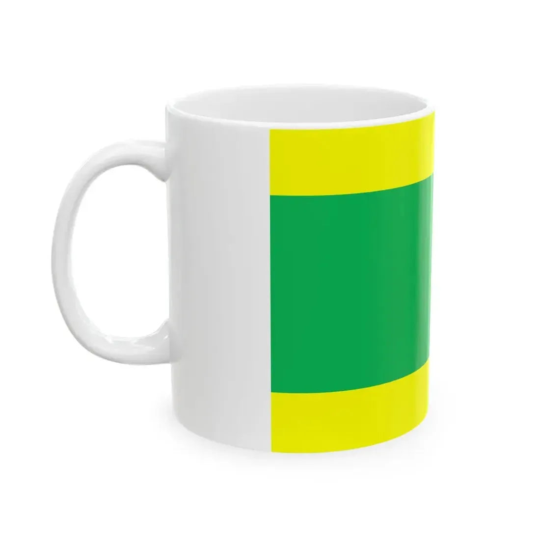 POL Kleszczow flag (Poland) White Coffee Mug - Go Mug Yourself