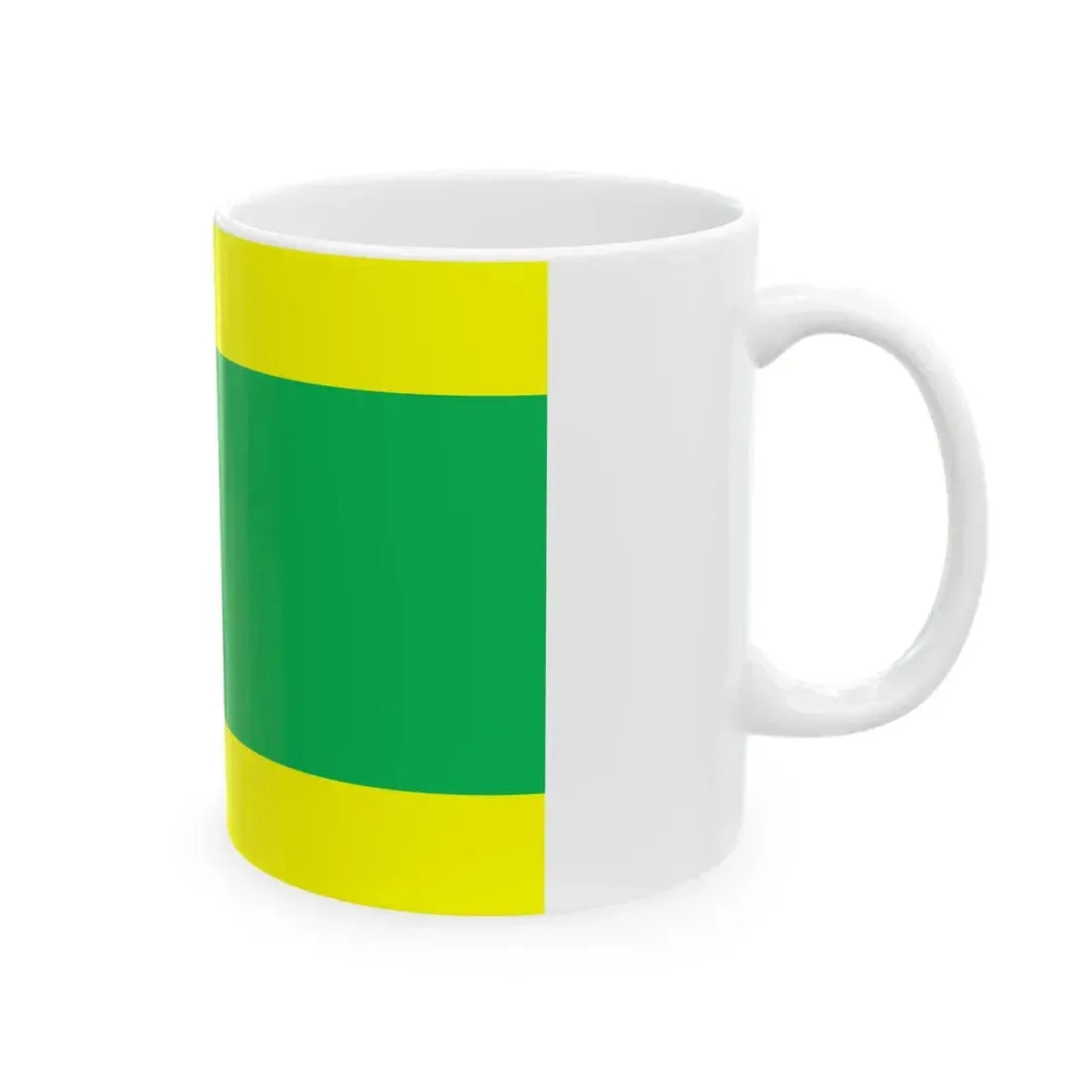 POL Kleszczow flag (Poland) White Coffee Mug - Go Mug Yourself