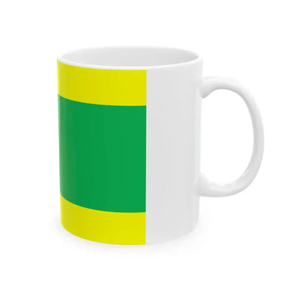 POL Kleszczow flag (Poland) White Coffee Mug - Go Mug Yourself