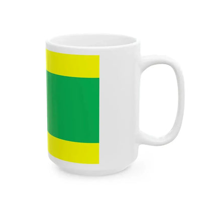 POL Kleszczow flag (Poland) White Coffee Mug - Go Mug Yourself